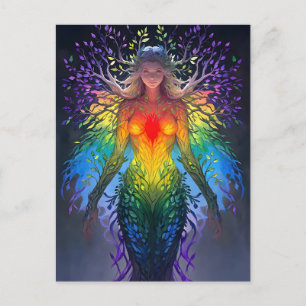Cartão Postal De Festividades “Iridesca” - Guardiã das Cores