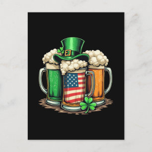Cartão Postal De Festividades Irish Beer Ireland - Partido do Bebendo Dia de São