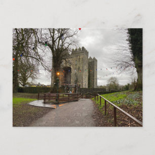 Cartão Postal De Festividades Irlanda Cênica - Irish Castle Bunratty