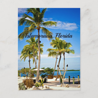 Cartão Postal De Festividades Islamorada, Palmeiras da Flórida