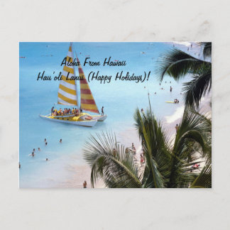 Cartão Postal De Festividades Island Postcards Aloha From Hawaii