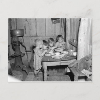 Cartão Postal De Festividades Janta de Natal de 1936