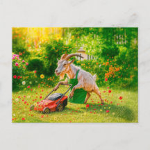 Jardim de Caprinos Destroys com Lawnmower