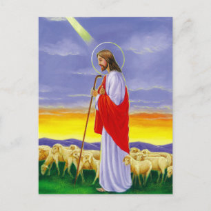 Cartão Postal De Festividades Jesus, cartão de Páscoa religioso