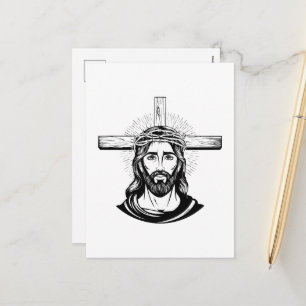Cartão Postal De Festividades Jesus Cristo