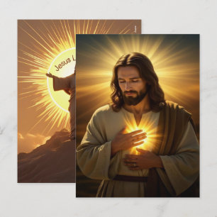 Cartão Postal De Festividades Jesus Me Ama Férias 2025 Fé 2026
