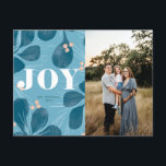 Cartão Postal De Festividades Joy Design de Natal<br><div class="desc">Cartões de natal de alegria Feliz Design de Natal</div>