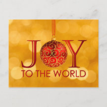 Joy to the World Postcard
