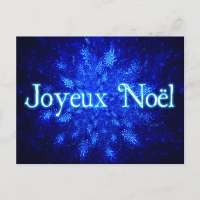 Cartão Postal De Festividades Joyeux Noё l - Snowburst (Frente)