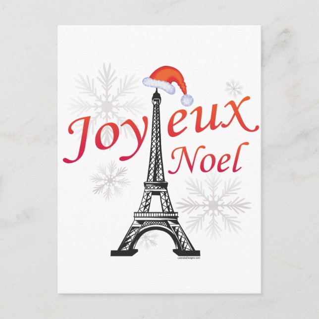Cartão Postal De Festividades Joyeux Noel (Frente)