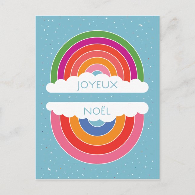 Cartão Postal De Festividades Joyeux Noël (Frente)