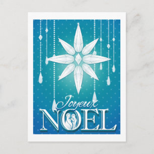 Cartão Postal De Festividades Joyeux Noel