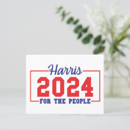 Cartão Postal De Festividades Kamala Harris