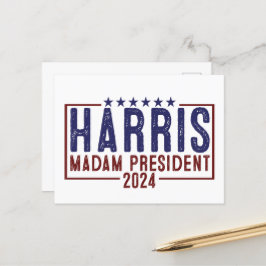Cartão Postal De Festividades Kamala Harris