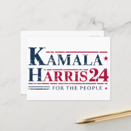 Cartão Postal De Festividades Kamala Harris