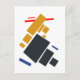Cartão Postal De Festividades Kazimir Malevich, O Aviador, Avião Voando