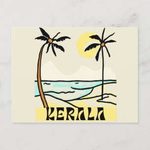 Cartão Postal De Festividades kerala india Beach para malaialees