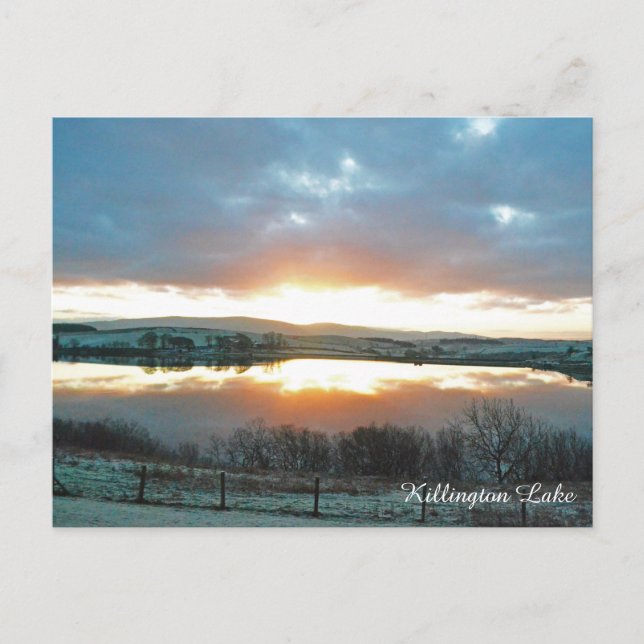 Cartão Postal De Festividades Killington Lake District II England Holiday Postca (Frente)