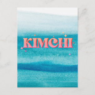 Cartão Postal De Festividades kimchi fofo