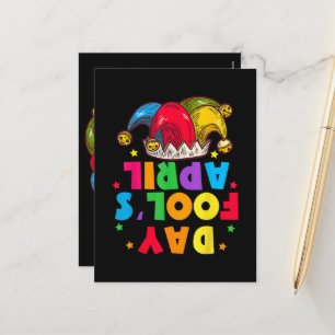 Cartão Postal De Festividades Kit de Piadas do Dia da Mentira 1º de Abril