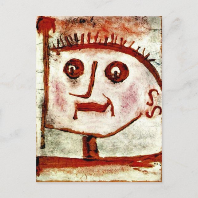 Cartão Postal De Festividades Klee - An Allegory of Propaganda (Frente)