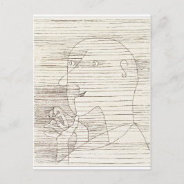 Cartão Postal De Festividades Klee - Homem Velho Contando com os Dedos