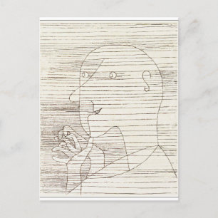 Cartão Postal De Festividades Klee - Homem Velho Contando com os Dedos