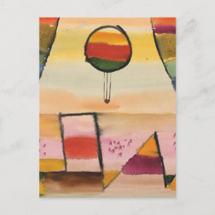 Cartão Postal De Festividades Klee - O Balão na Janela