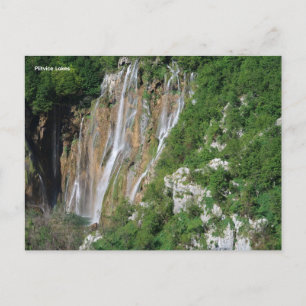Cartão Postal De Festividades Lagos de Plitvice Croácia