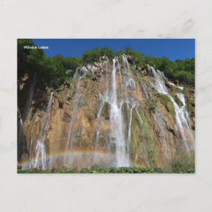 Cartão Postal De Festividades Lagos de Plitvice Croácia