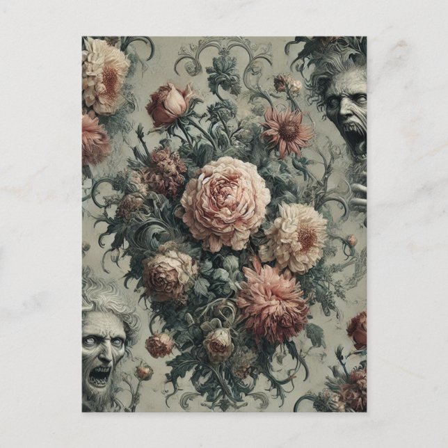 Cartão Postal De Festividades 🩸 Lazarus Weeps - Vitoriano Gótico (Frente)