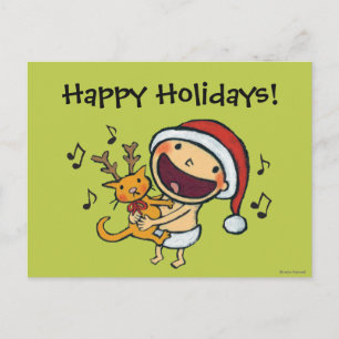 Cartão Postal De Festividades Leslie Patricelli's Fa La Baby