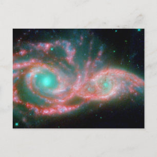 Cartão Postal De Festividades Linda fotografia espacial nebula
