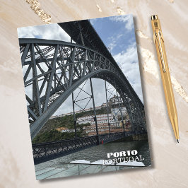Cartão Postal De Festividades Linda ponte Porto Portugal Viagem Fotografia