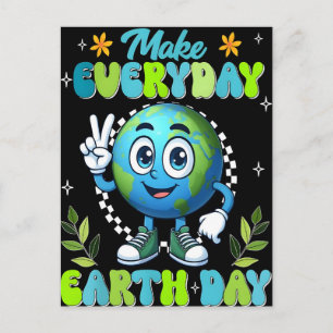 Cartão Postal De Festividades Lindo cartaz no Dia da Terra 2026