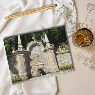 Cartão Postal De Festividades Lindo Jardim, Sintra Portugal Fotografia, Viagem