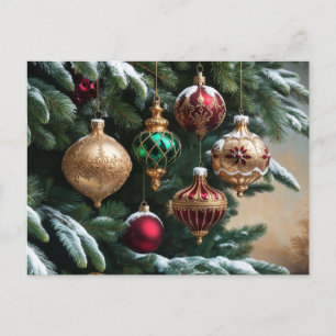 Cartão Postal De Festividades Lindos Natais vintages Ornados