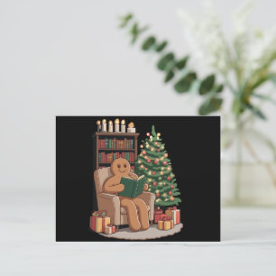 Cartão Postal De Festividades Livros de Leitura de Pão de Mel Retrô Natal Profes