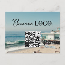 Logotipo comercial Empresa Promocional QR Code Fot