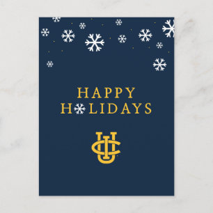 Cartão Postal De Festividades Logotipo da Universidade da Califórnia, Irvine