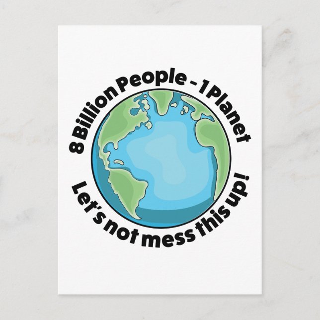 Cartão Postal De Festividades Logotipo do ambiente (Frente)