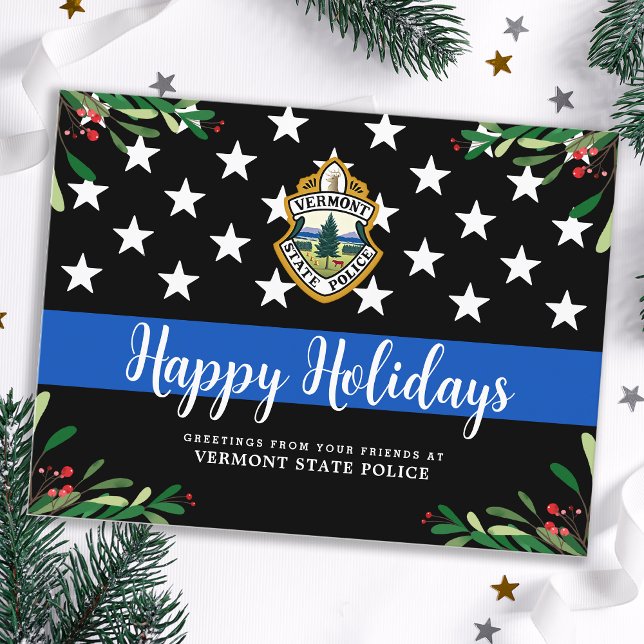 Cartão Postal De Festividades Logotipo Personalizado do Departamento de Polícia  (Criador carregado)