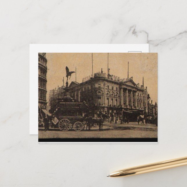 Cartão Postal De Festividades London 73 quaddles (Frente/Verso In Situ)