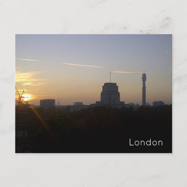 Cartão Postal De Festividades Londres (Frente)