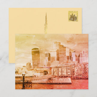Cartão Postal De Festividades Londres - A Cidade