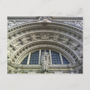 Cartão Postal De Festividades Londres - Museu Victoria e Albert