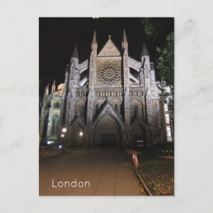 Cartão Postal De Festividades Londres - Westminster Abbey