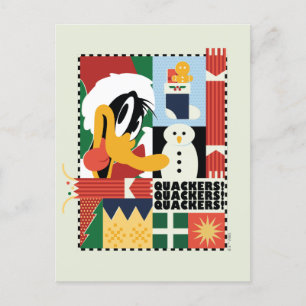 Cartão Postal De Festividades LOONEY TUNES™ DAFFY DUCK™ Patos de Férias