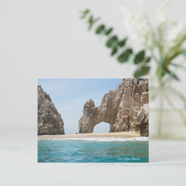 Cartão Postal De Festividades Los Cabos Baja México Deserto Mar Paisagem (Em pé/Frente)