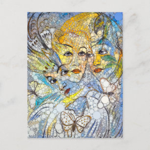 Cartão Postal De Festividades Lunis, Infinity Dots by After Francis Picabia